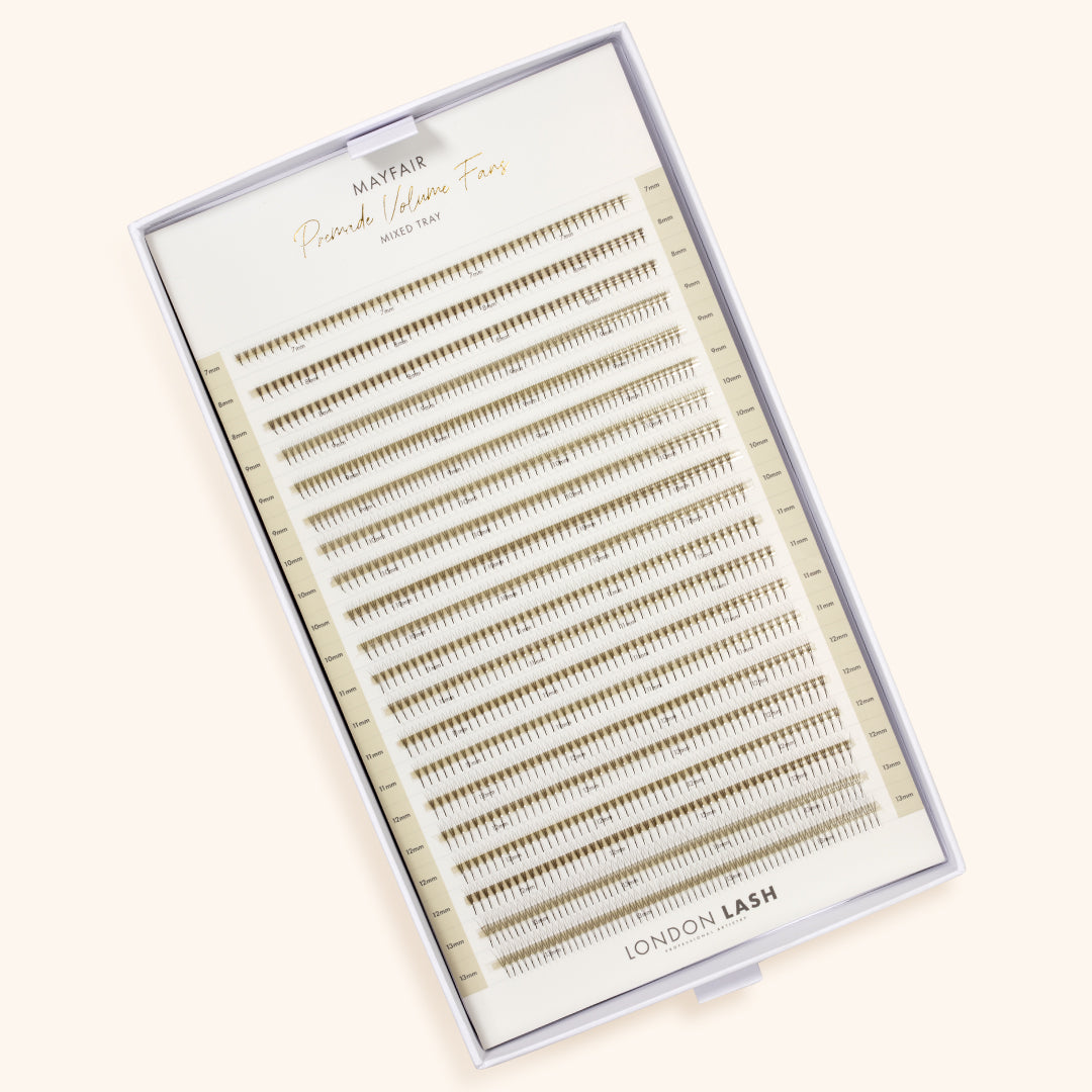 Narrow Premade/Promade Fans 3D 0.07 1000 fans - Mixed Lengths