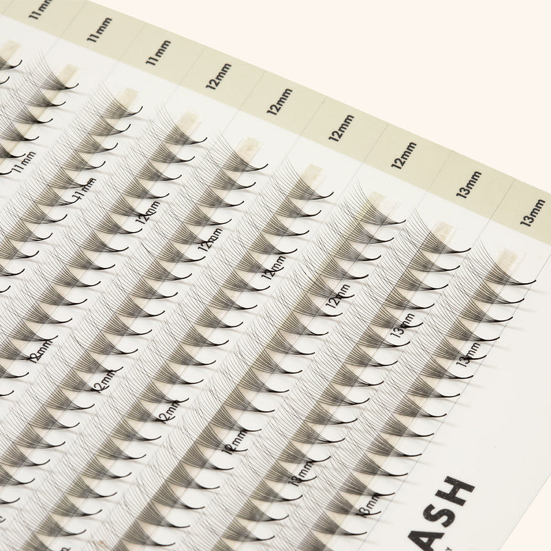 Narrow Premade/Promade Fans 10D 0.03 640 fans - Mixed Lengths