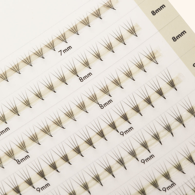 Narrow Premade/Promade Fans 4D 0.07 600 fans - Mixed Lengths