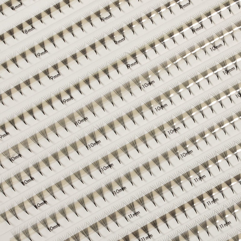 Narrow Premade/Promade Fans 6D 0.06 600 fans - Mixed Lengths