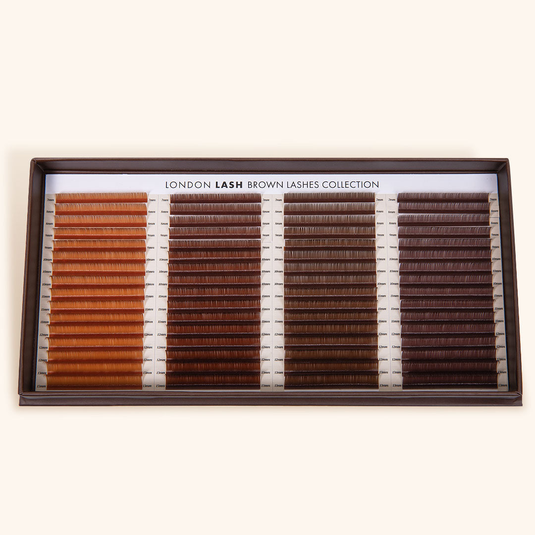 Braune Volume Lashes Kollektion 