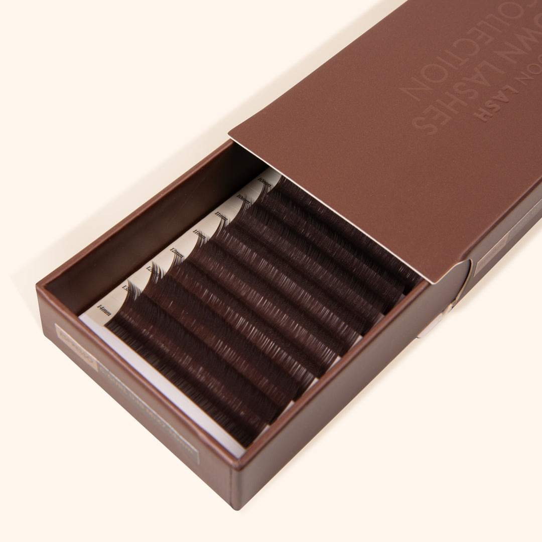 Braune Wimpern – Espresso Kollektion