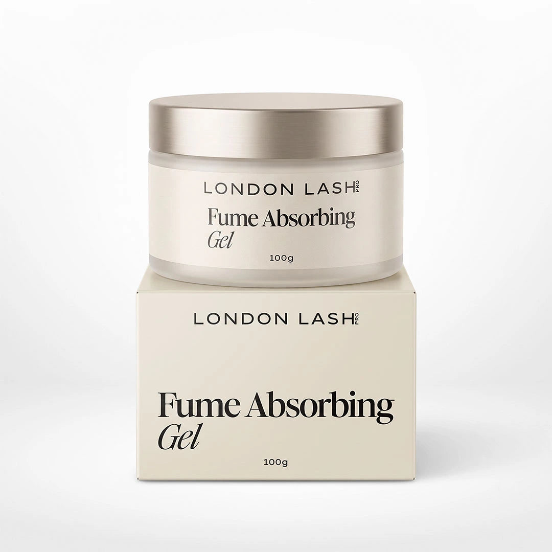 Fume Absorbing Gel 100g by London Lash Pro shown with its retail box