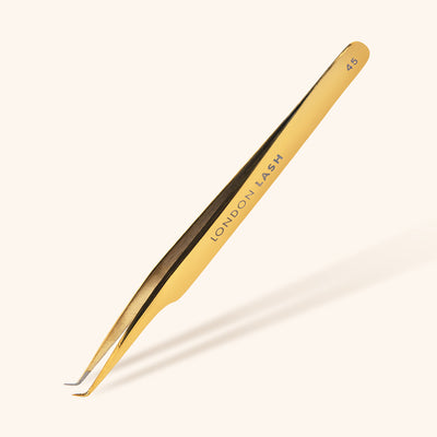 Gold Fiber Ultra Fine Tip Mega Volume Tweezers