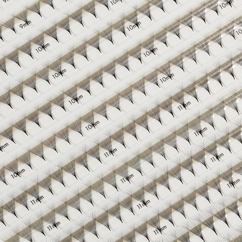 Narrow Premade/Promade Fans 14D 0.03 500 fans - Mixed Lengths