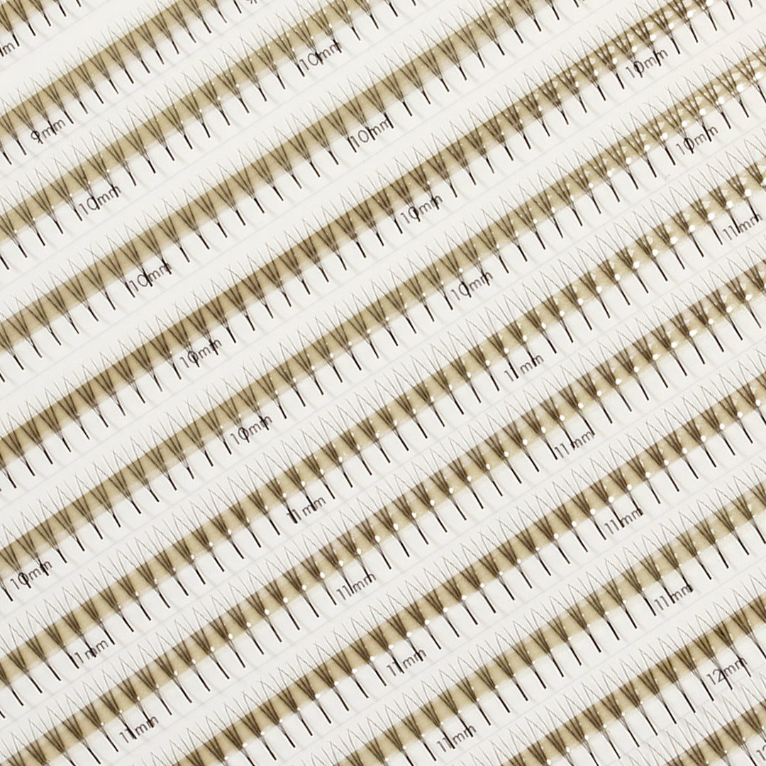 Narrow Premade/Promade Fans 3D 0.07 1000 fans - Mixed Lengths