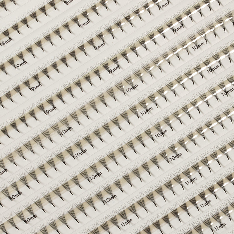 Narrow Premade/Promade Fans 6D 0.06 600 fans - Mixed Lengths