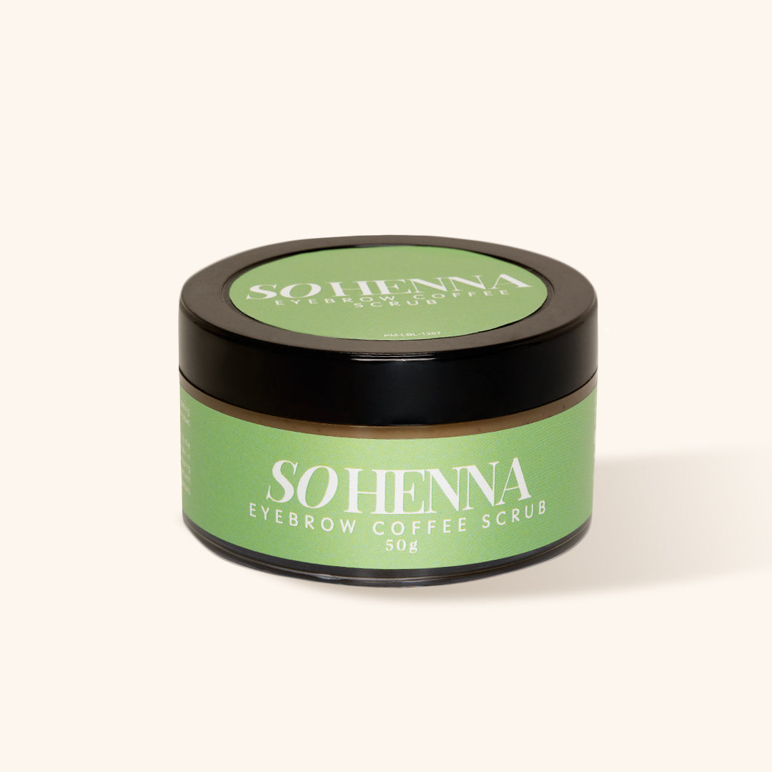 So Henna Eyebrow Coffee Scrub