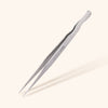 Silver Straight Isolating Tweezers