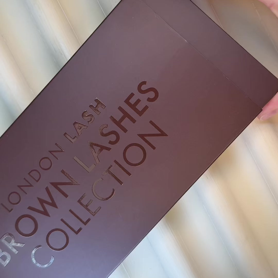 Coleção de Pestanas de Volume Castanhas & Ruivas 0,07