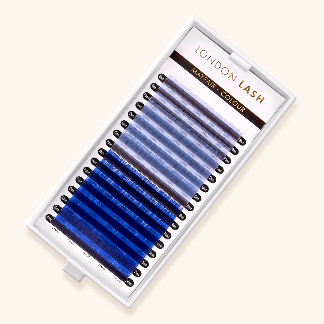 Sky Blue / Blue Mayfair Coloured Lashes