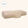 Beige Faux Leather Lash Pillow