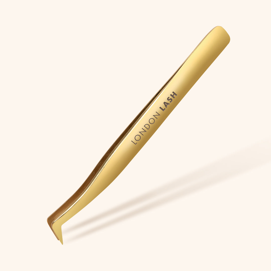 Regular Tip Volume Tweezers in Gold