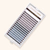 Silver / Light Blue Mayfair Coloured Lashes