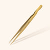 Straight Isolation Tweezers in Gold