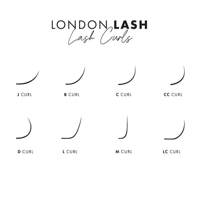 Mega Volume Chelsea Lashes 0.05 Curl Infographic